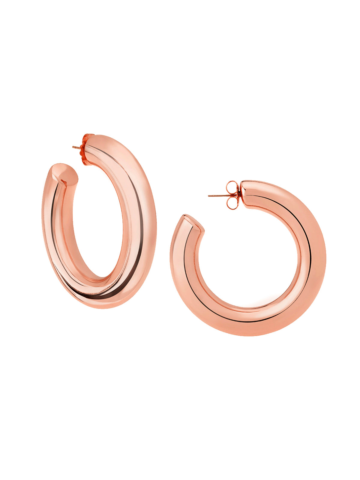 Janis Savitt Medium Hoop Earrings