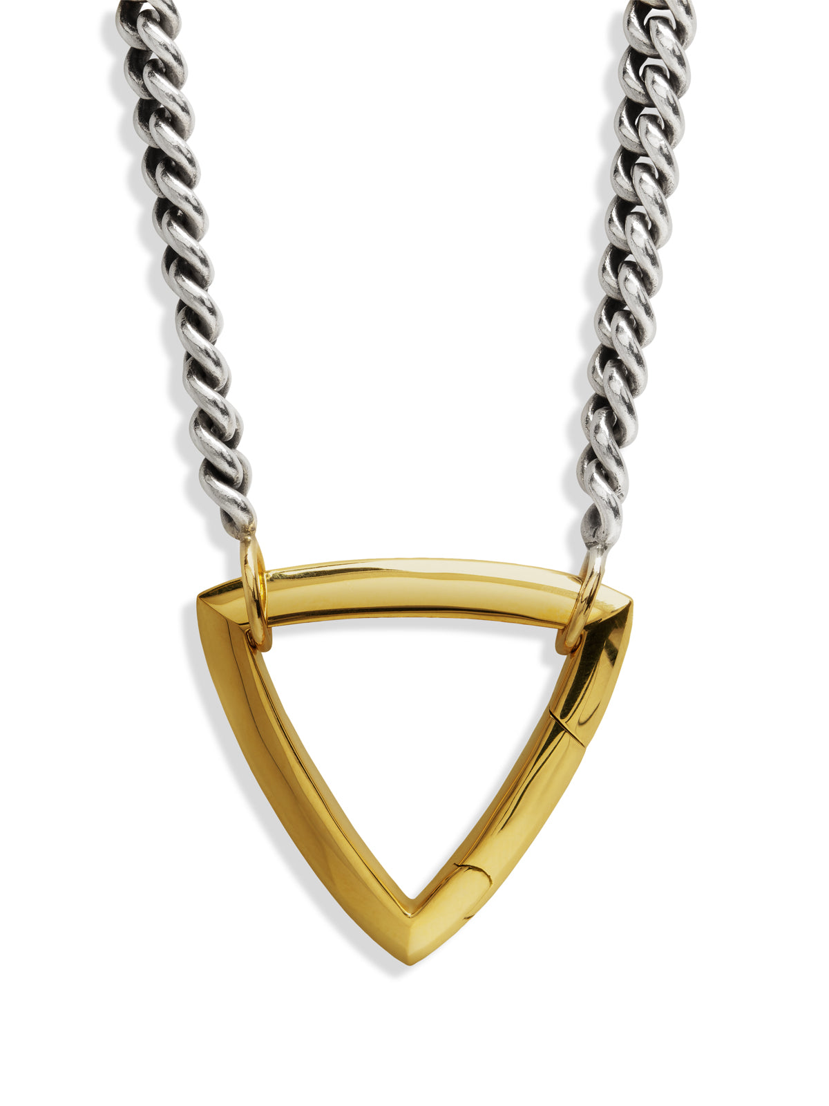 Marla Aaron | 14K Gold Medium Lock White Gold