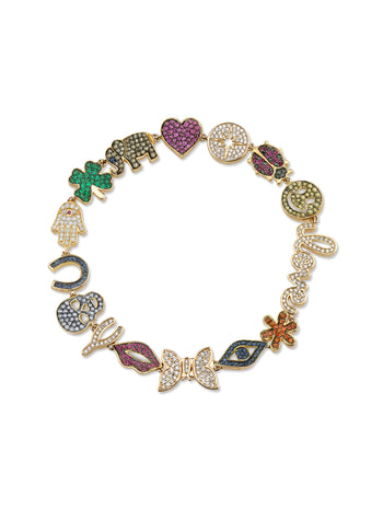 15th Anniversary Yellow Gold Bracelet