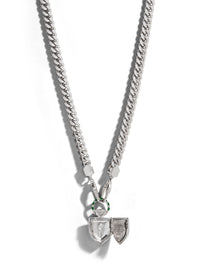 The Sterling Silver Curiouser Vault on Curb Chain