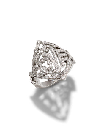 Diamond Love Platinum Ring