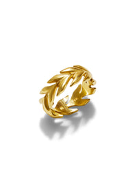 Wheat Band 22K Yellow Gold Ring