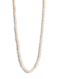 Ethiopian Opal Beaded Strand Yellow Gold Necklace