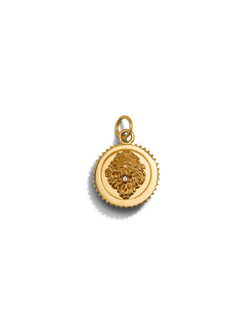 Baby Strength Yellow Gold Medallion Charm