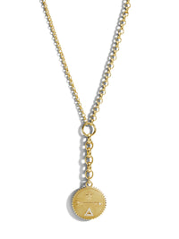 Medium Dream Medallion On Mixed Belcher Necklace