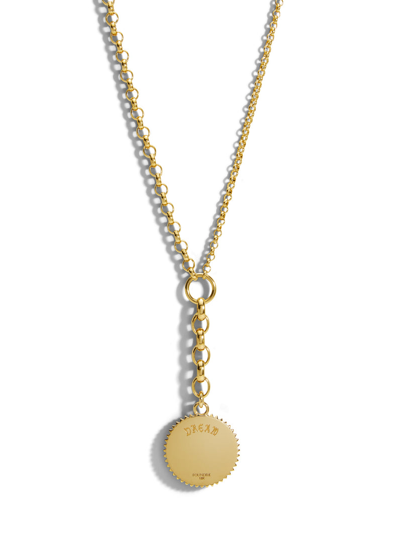 Medium Dream Medallion On Mixed Belcher Necklace