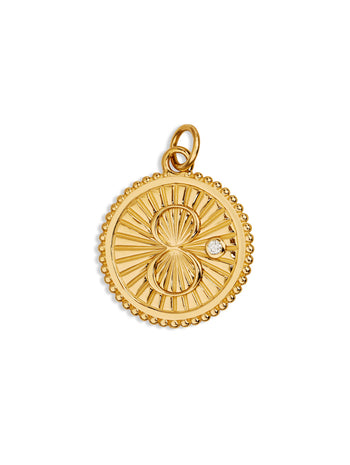 Medium Karma Yellow Gold Medallion