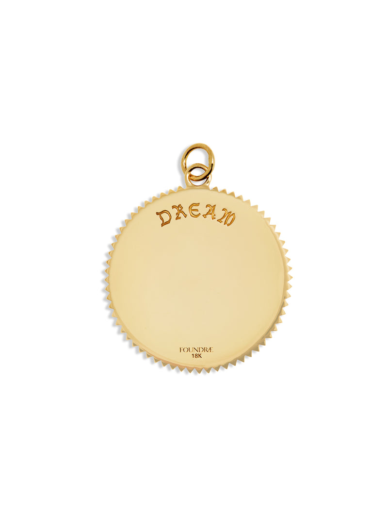 Medium Dream Yellow Gold Medallion