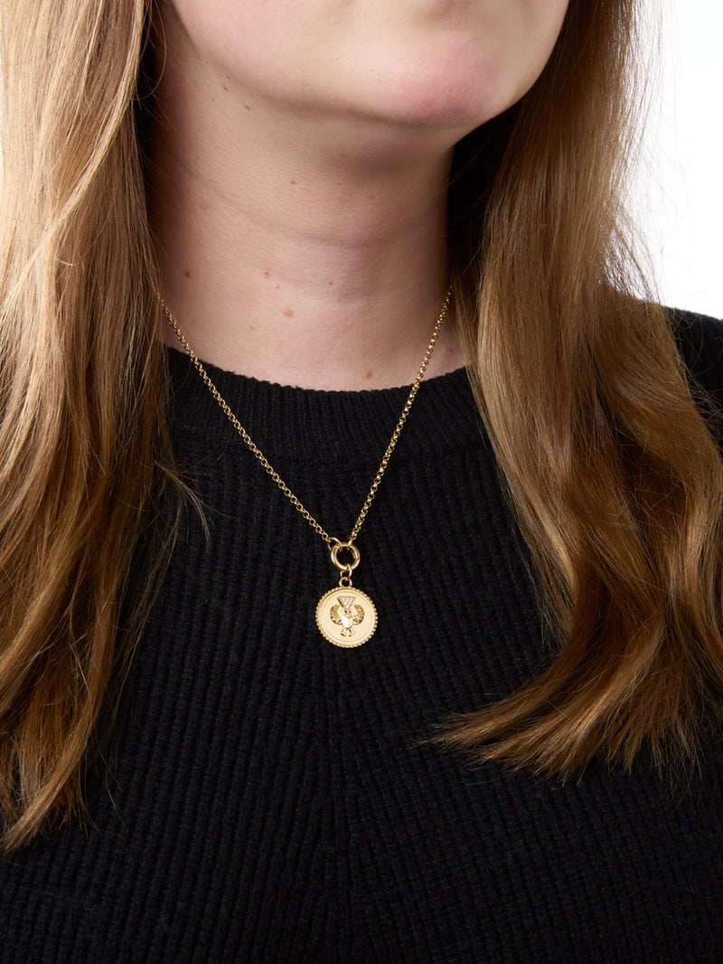 Medium Protection Yellow Gold Medallion