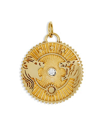 Large Strength Yellow Gold Specialty Medallion