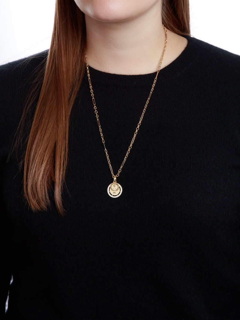 Fine Mixed Clip Yellow Gold Chain Necklace
