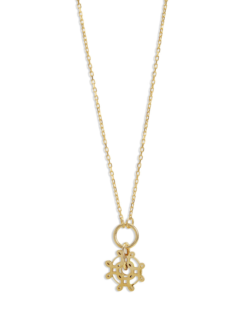 Never Ending True Love Fine Layer Yellow Gold Necklace