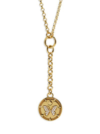 Reverie Small Mixed Belcher Yellow Gold Necklace