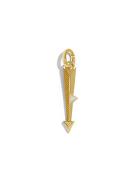 Diamond Arrow Pendant with Oval Pushgate