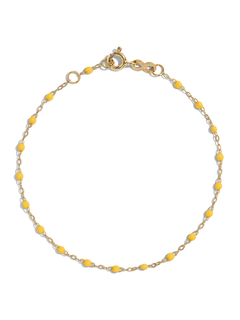 Classic Gigi Lemon Resin Yellow Gold Bracelet