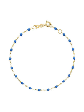 Classic Gigi Blue Yellow Gold Bracelet