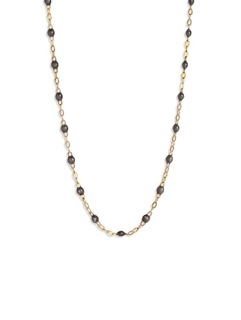 Classic Gigi Silver Resin Yellow Gold Necklace
