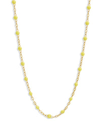 Classic Gigi Mimosa Yellow Gold Necklace