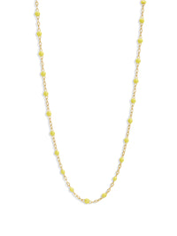 Classic Gigi Mimosa Yellow Gold Necklace