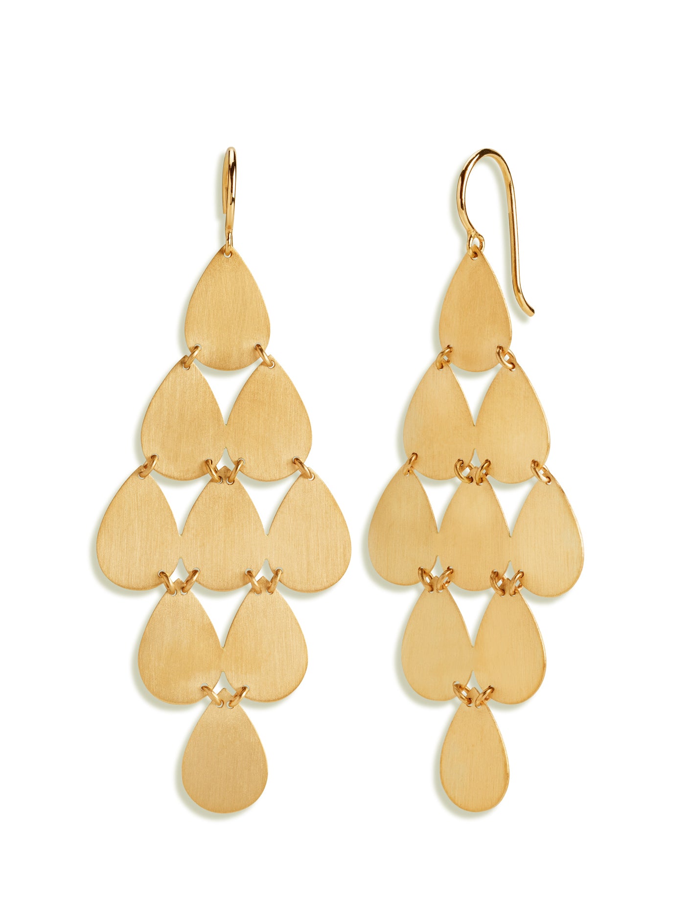 Bernice's Botanicals Gallardia Dangle Earrings on Gold Tone Earwires With Lemon Yellow Crystals. hot G4