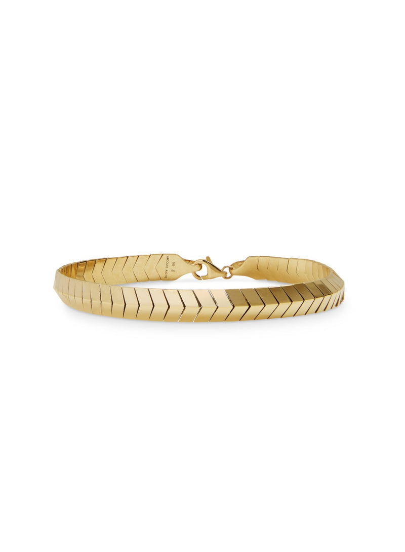 Fishtail Yellow Gold Bracelet