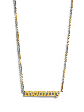 Mommy Yellow Gold Necklace