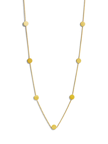 Circle-By-The-Inch Yellow Gold Necklace