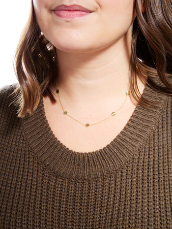 Circle-By-The-Inch Yellow Gold Necklace