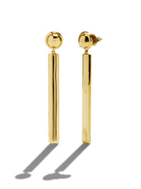 Pop Chime Yellow Gold Earrings