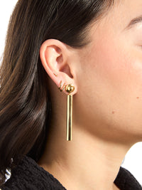 Pop Chime Yellow Gold Earrings