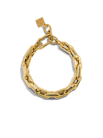 Lauren Small Link Yellow Gold Bracelet