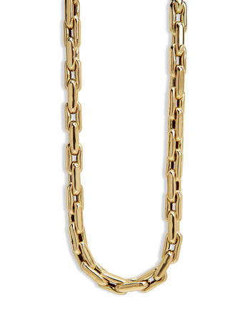 LR3 Small Link Chain Yellow Gold Necklace