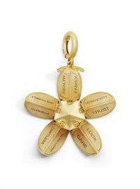 Hatching Ball Yellow Gold Charm