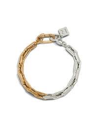 Lauren XS Link Yellow & White Gold Bracelet