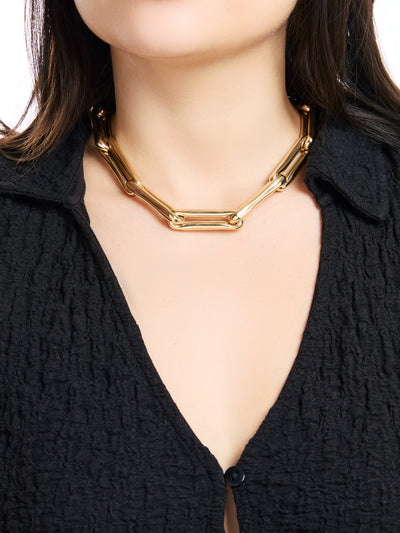 Lauren XL Link Chain Yellow Gold Necklace