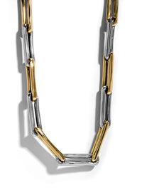 LR3 XL Link Chain Yellow & White Gold Necklace