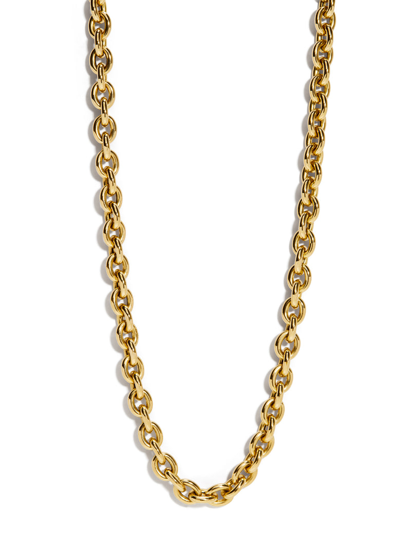 Lee Cable Chain Yellow Gold Necklace