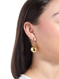 Marella Yellow Gold Sphere Earrings