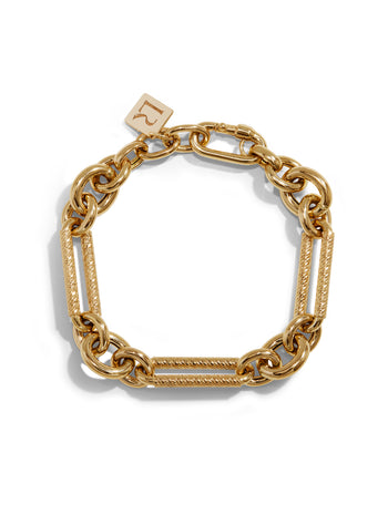 Miuccia Small Link Yellow Gold Bracelet