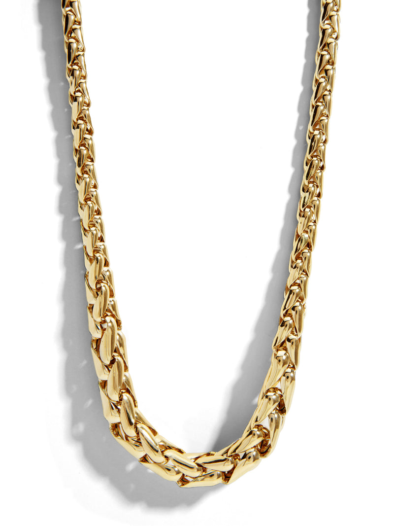 Gia Small Links Yellow Gold Necklace