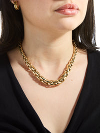 Gia Small Links Yellow Gold Necklace