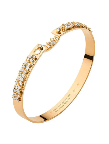 16cm Diamond Soiree Yellow Gold Bangle