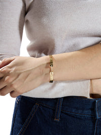 Limited Edition Croco Yellow Gold Bangle