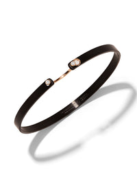 Midnight In Manhattan Titanium & Rose Gold Bangle