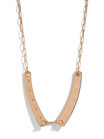 Brunch in NY Mood Rose Gold Necklace