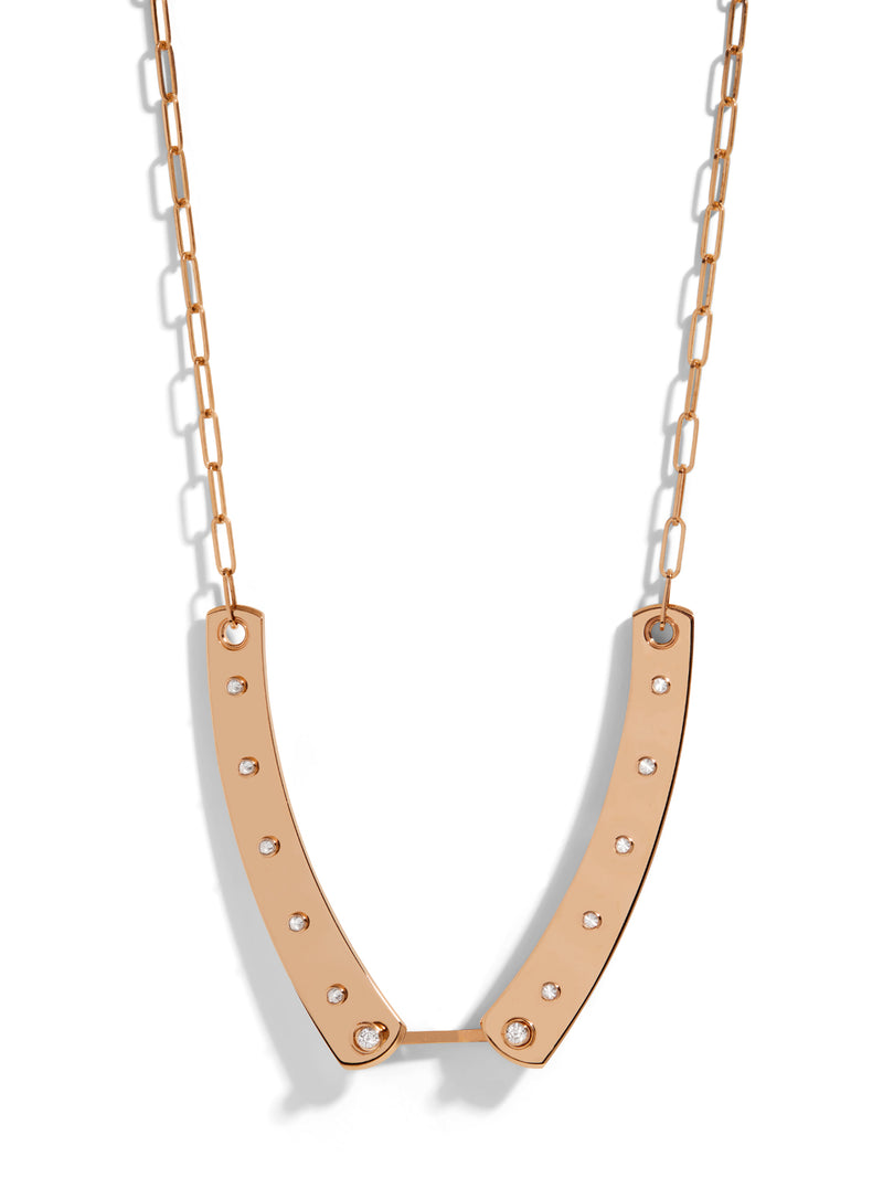 Brunch in NY Mood Rose Gold Necklace