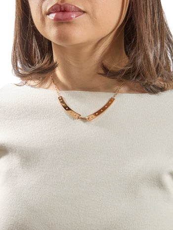 Brunch in NY Mood Rose Gold Necklace