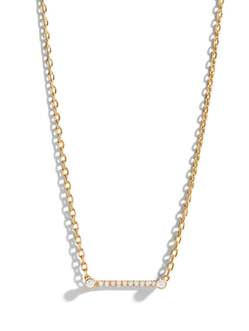 Business Meeting Mood Yellow Gold Necklace