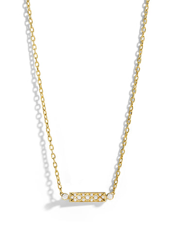 Parisian Stroll Mood Yellow Gold Necklace