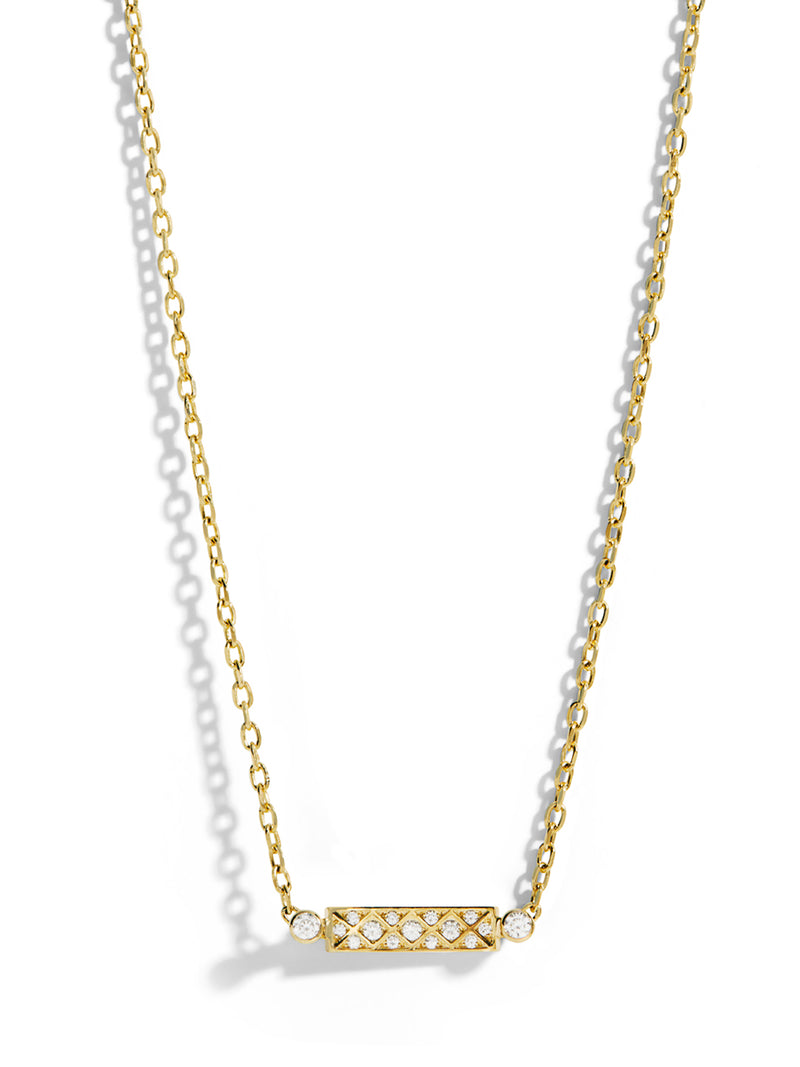 Parisian Stroll Mood Yellow Gold Necklace